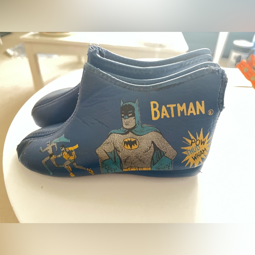 Vintage 1960s Batman Slippers